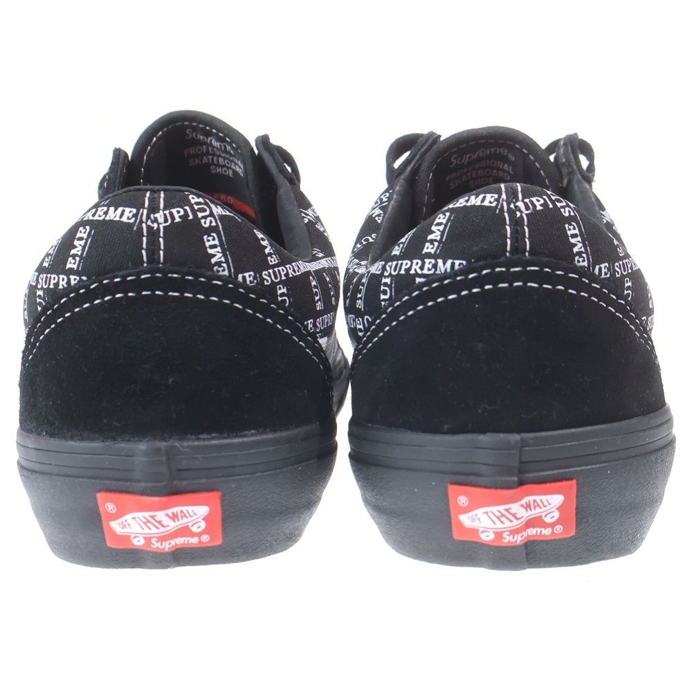 SUPREME(シュプリーム) 20AW ×VANS Old Skool バンズ オールドスクール ローカットスニーカー ブラック US10.5/28.5cm VN0A45JC2YW