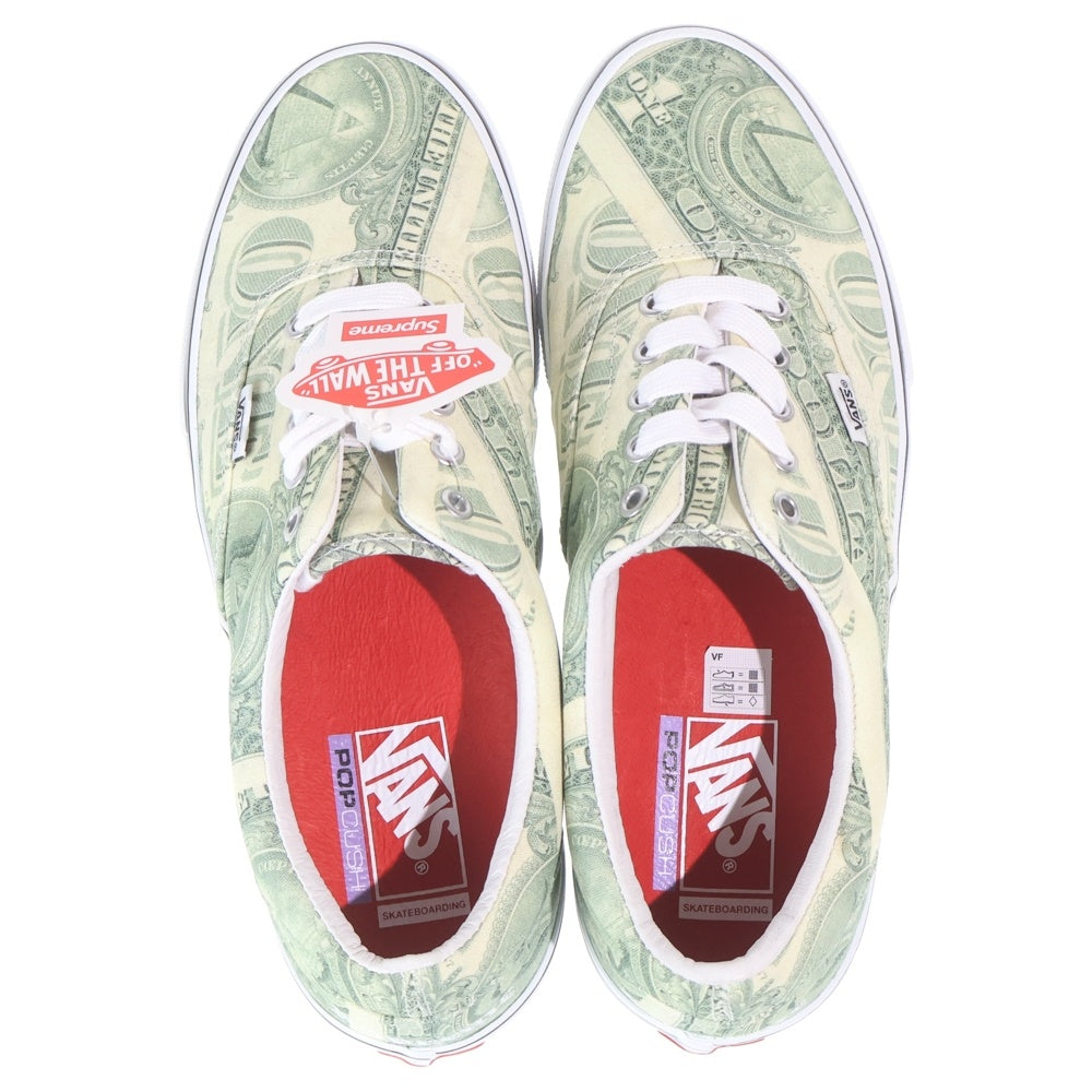 SUPREME(シュプリーム) 23SS ×VANS Dollar Era バンズ ドル エラ ローカットスニーカー グリーン US10.5/28.5cm VN0A5FC9GRN