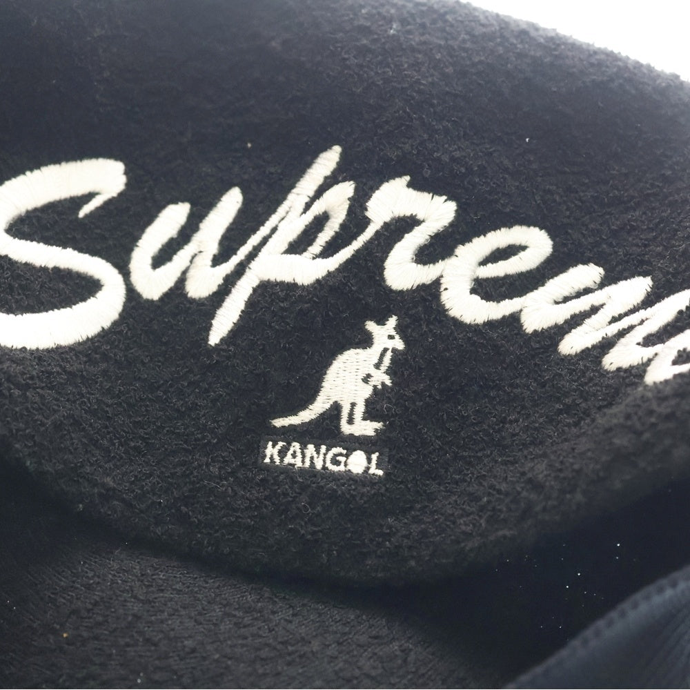 SUPREME シュプリーム 21SS ×KANGOL Bermuda 504 Hat カンゴール バミューダハット アーチロゴベレー帽 ブラック H130SS21 SUPREME(シュプリーム) 21SS ×KANGOL Bermuda 504 Hat カンゴール