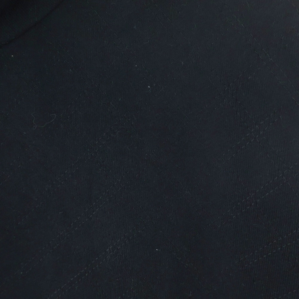 FTC(エフシーティー) QUILTED HALF ZIP SWEATSHIRT キルティング加工 ハーフジップ スウェット トレーナー ブラック FTC025AWSW09