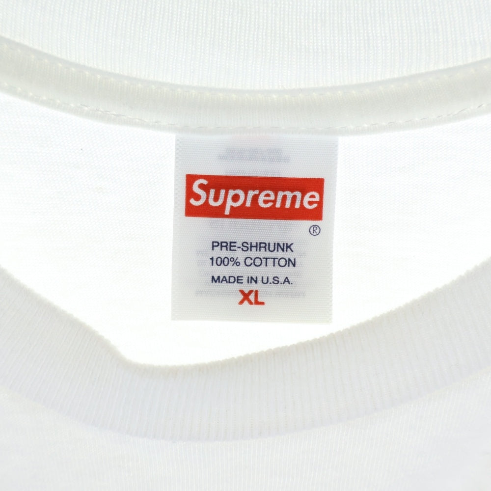 SUPREME(シュプリーム) 24SS ×Margaret Keane Teardrop Tee マーガレットキーン ティアドロップ プリント クルーネックTシャツ カットソー ホワイト