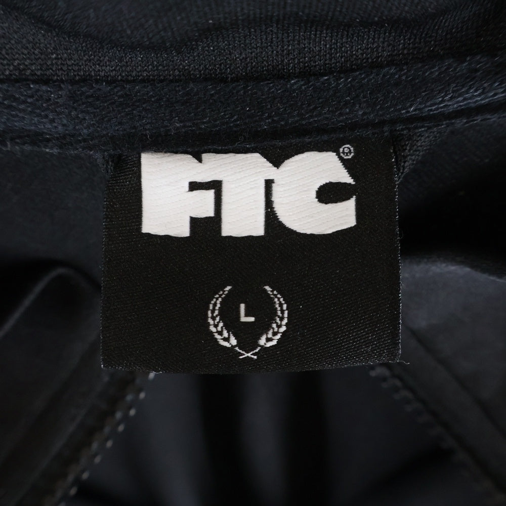 FTC(エフシーティー) PIPING TRACK JERSEY パイピング ジャージー トラックジャケット ブラック FTC025AWSH05