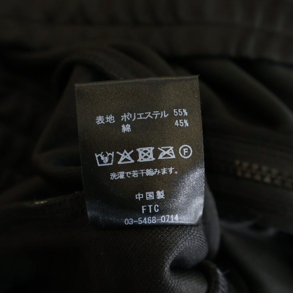 FTC(エフシーティー) PIPING TRACK JERSEY パイピング ジャージー トラックジャケット ブラック FTC025AWSH05