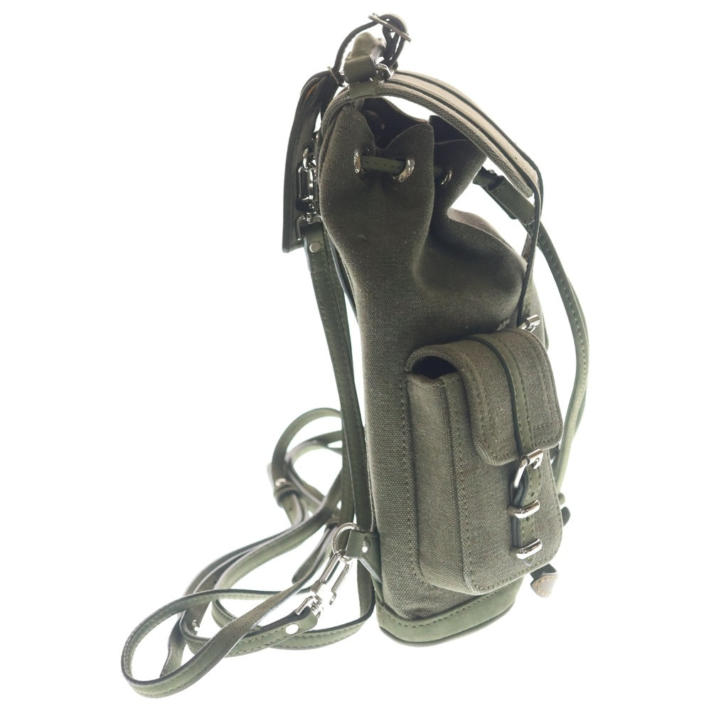 READY MADE(レディメイド) FIELD PACK NANO フィールドパック ナノ キャンバス リュックサック バックパック カーキ RE-CO-KH-00-IM-104 レディース