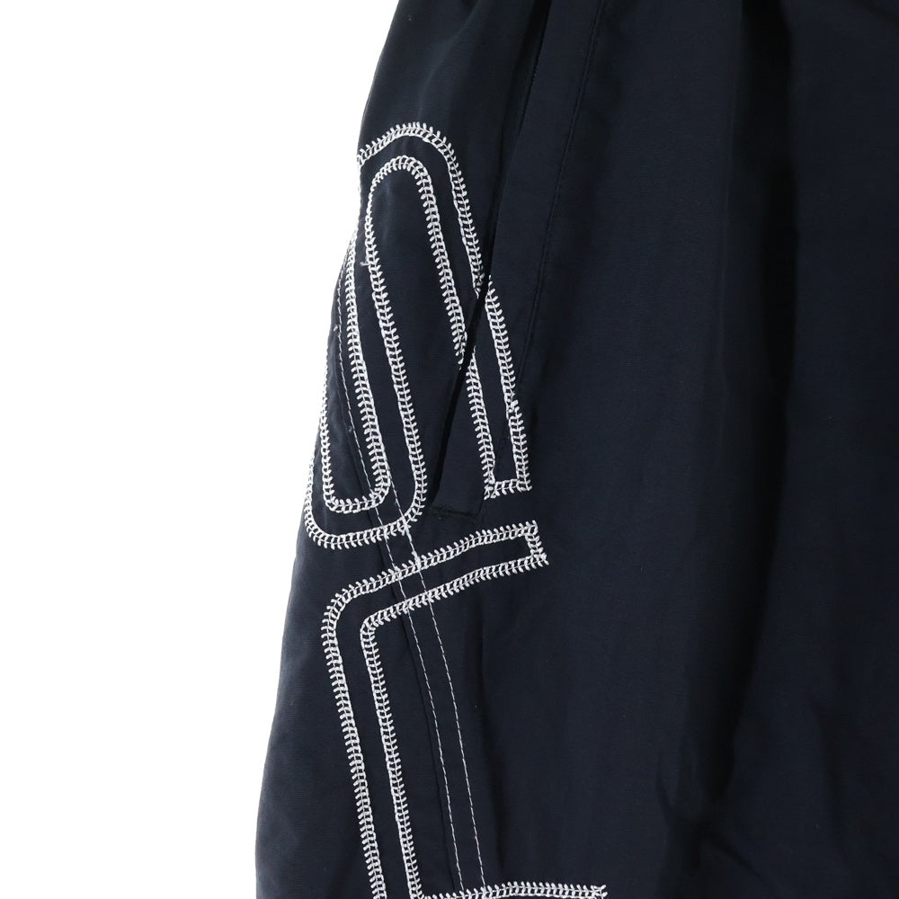 SUPREME(シュプリーム) 25SS Spellout Embroidered Track Pant スペルアウト エンブロイダリー トラックパンツ ブラック