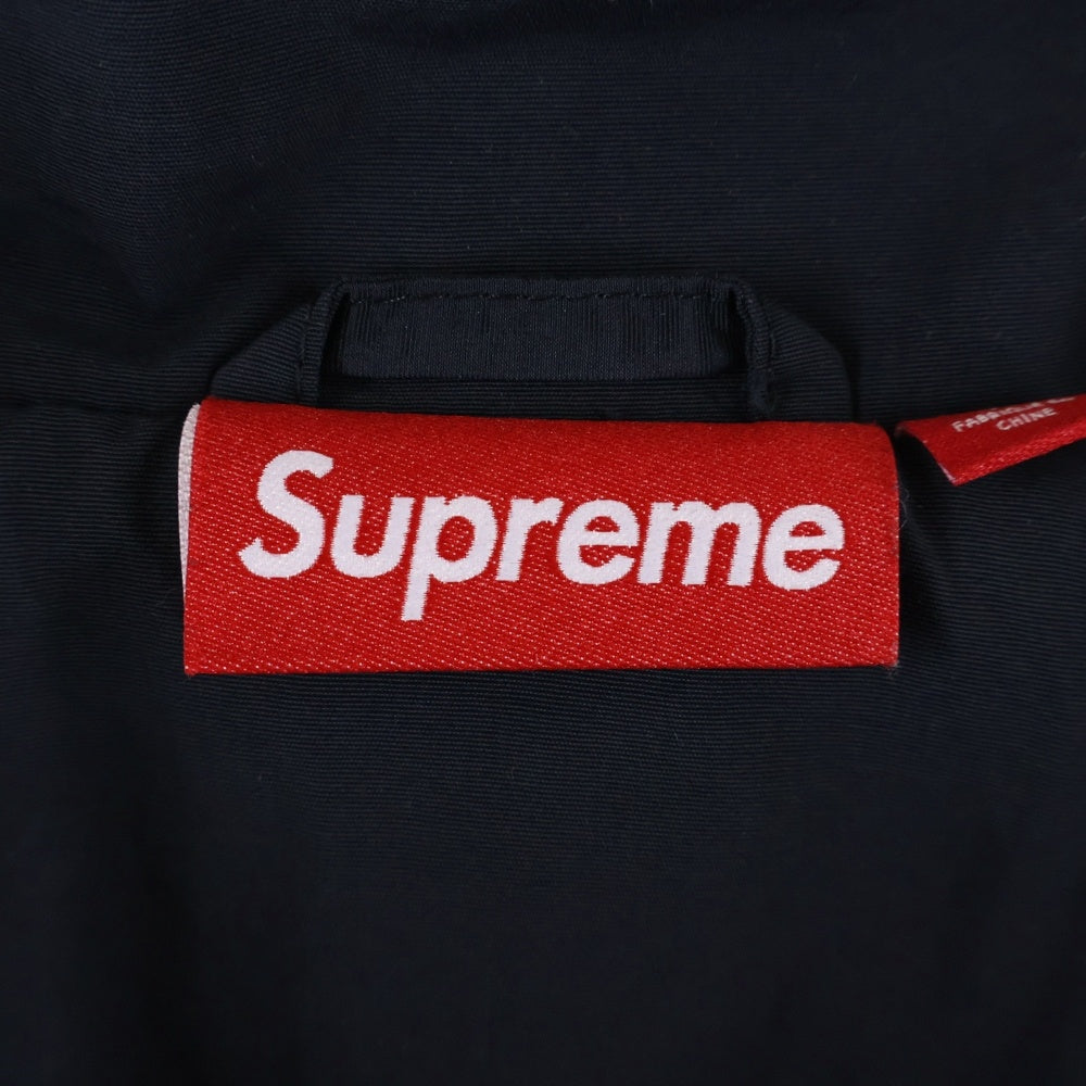 SUPREME(シュプリーム) 25SS Spellout Embroidered Track Jacket スペルアウト エンブロイダリー ジップアップトラックジャケット ブラック
