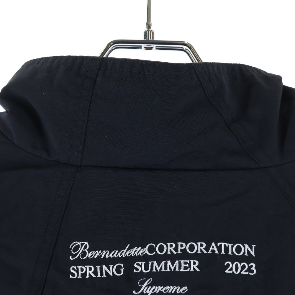 SUPREME(シュプリーム) 23SS ×BERNADETTE CORPORATION Track Jacket バーナデッド コーポレーション ナイロントラックジャケット ブラック