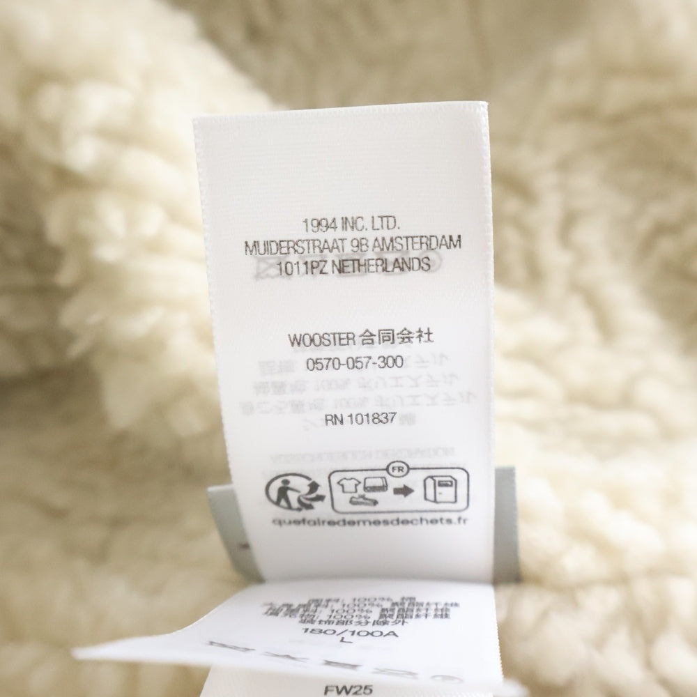 SUPREME(シュプリーム) 25AW Faux Shearling Lined Bomber Jacket ファー シアリング ラインド ボンバー フーデッド ムートンデニムジャケット インディゴ