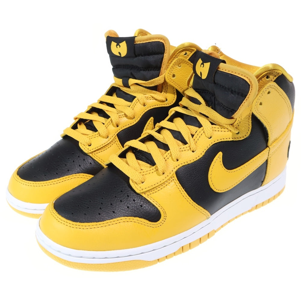 NIKE(ナイキ) ×Wu-Tang Clan DUNK HIGH RETRO PRM BLACK AND POLLEN ウータンクラン ダンク ハイ レトロ ハイカットスニーカー イエロー US9/27cm HJ4320-001