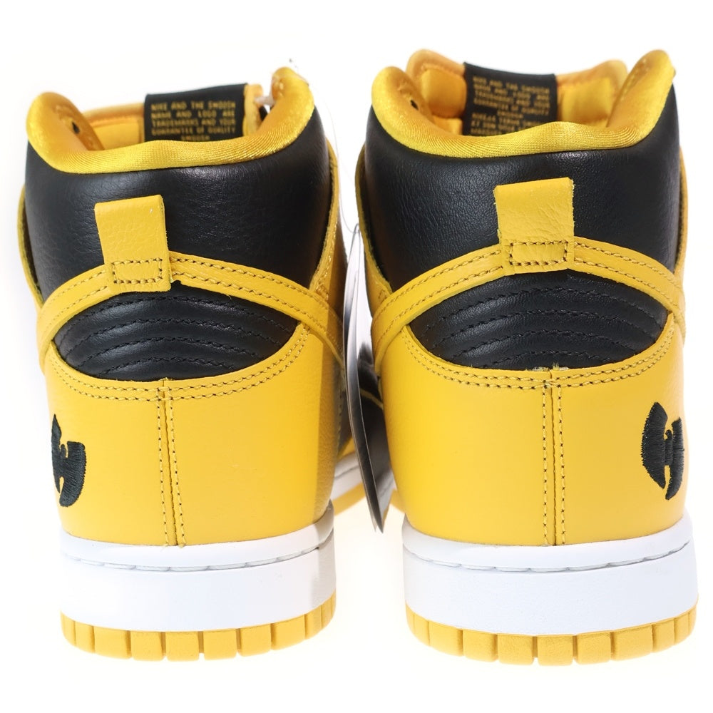 NIKE(ナイキ) ×Wu-Tang Clan DUNK HIGH RETRO PRM BLACK AND POLLEN ウータンクラン ダンク ハイ レトロ ハイカットスニーカー イエロー US9/27cm HJ4320-001
