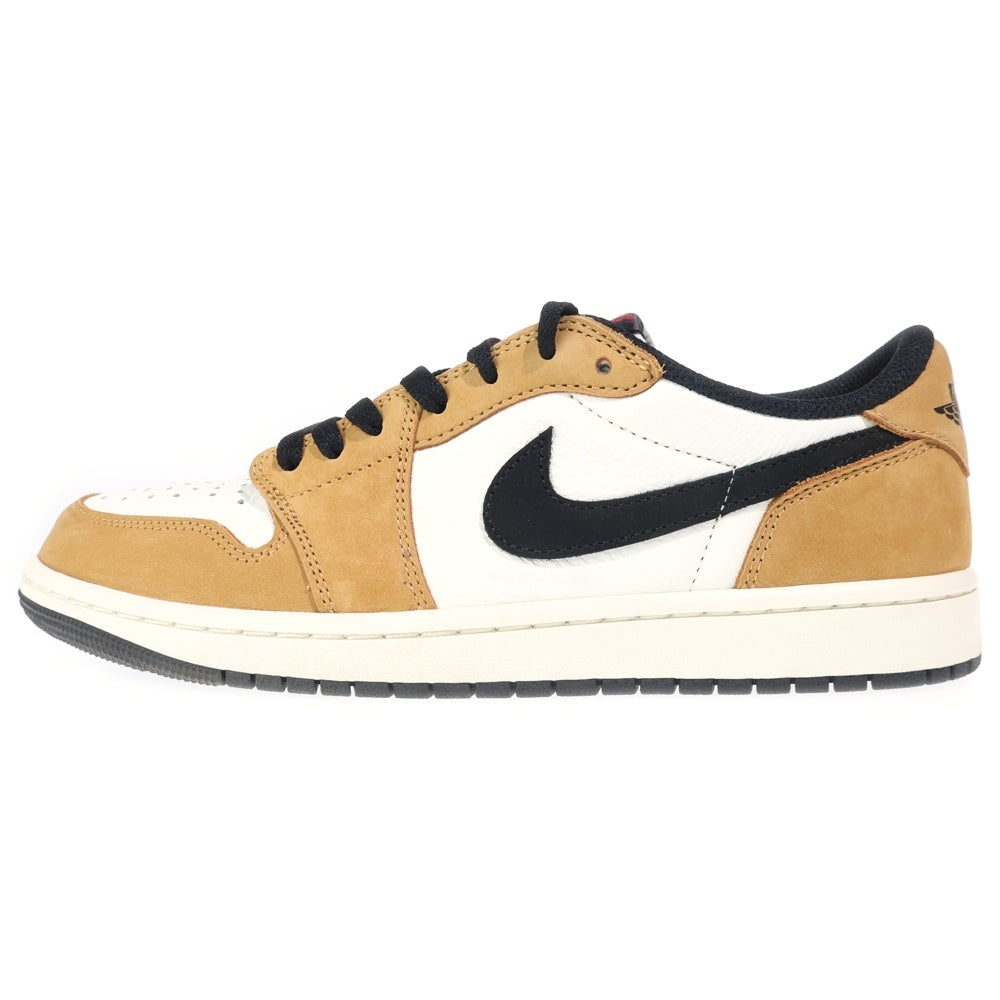 NIKE(ナイキ) AIR JORDAN 1 LOW OG ROOKIE OF THE YEAR エアジョーダン ルーキーオブザイヤー ローカットスニーカー ブラウン/ホワイト US9/27cm CZ0790-107