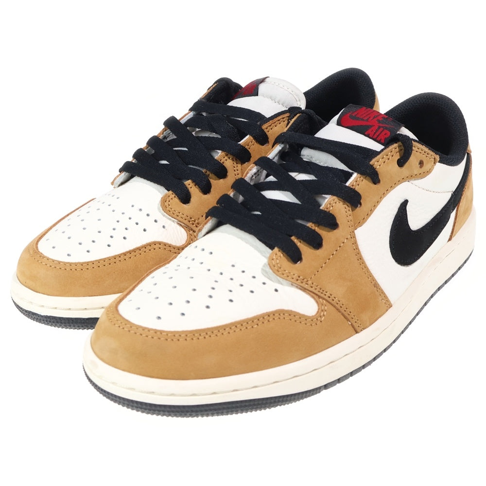 NIKE(ナイキ) AIR JORDAN 1 LOW OG ROOKIE OF THE YEAR エアジョーダン ルーキーオブザイヤー ローカットスニーカー ブラウン/ホワイト US9/27cm CZ0790-107
