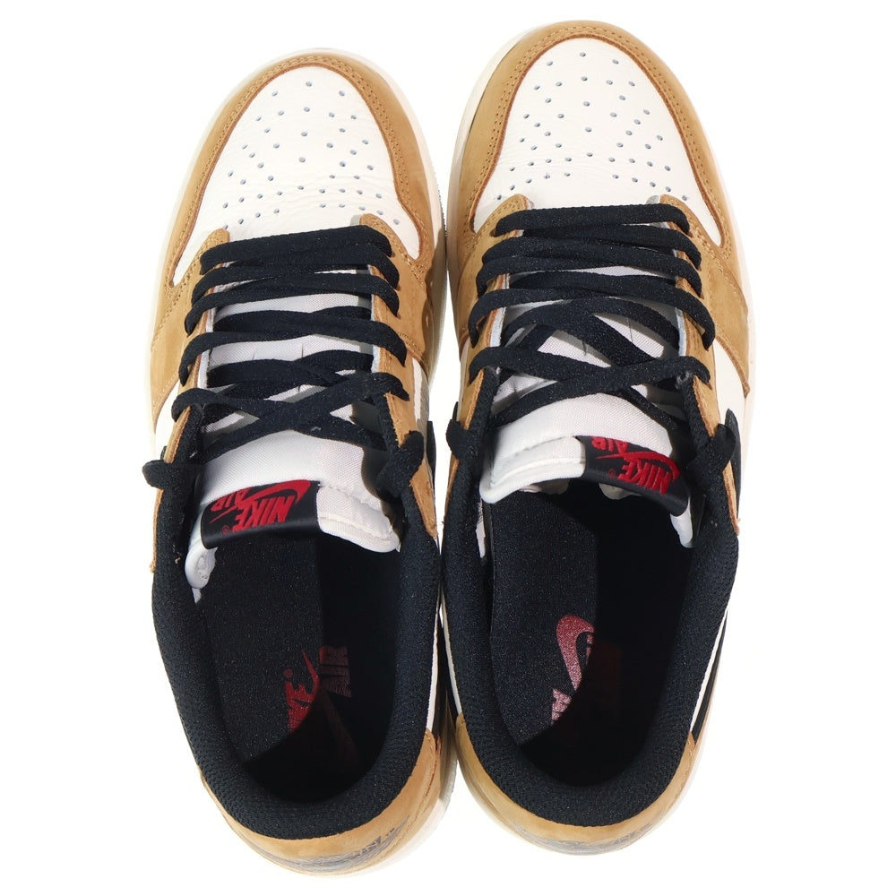 NIKE(ナイキ) AIR JORDAN 1 LOW OG ROOKIE OF THE YEAR エアジョーダン ルーキーオブザイヤー ローカットスニーカー ブラウン/ホワイト US9/27cm CZ0790-107