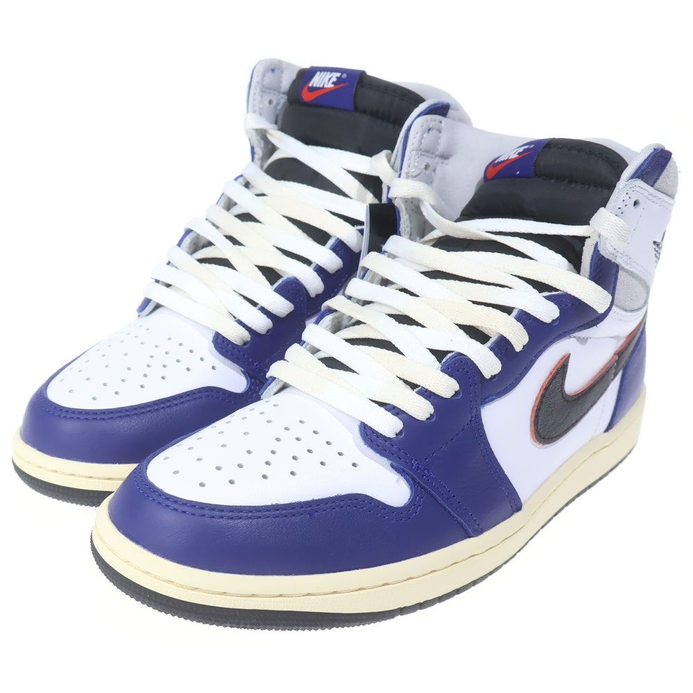 NIKE(ナイキ) AIR JORDAN 1 HIGH OG RARE AIR DEEP ROYAL BLUE エアジョーダン ハイ OG レア エアディープ ロイヤルブルー ハイカットスニーカー US9/27cm DZ5485-100