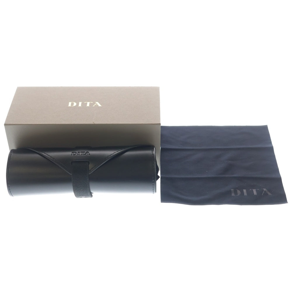 DITA(ディータ) AUDER オーダー ウェリントンフレーム サングラス メガネ ブラック/ゴールド DTX129-55-01AF レディース