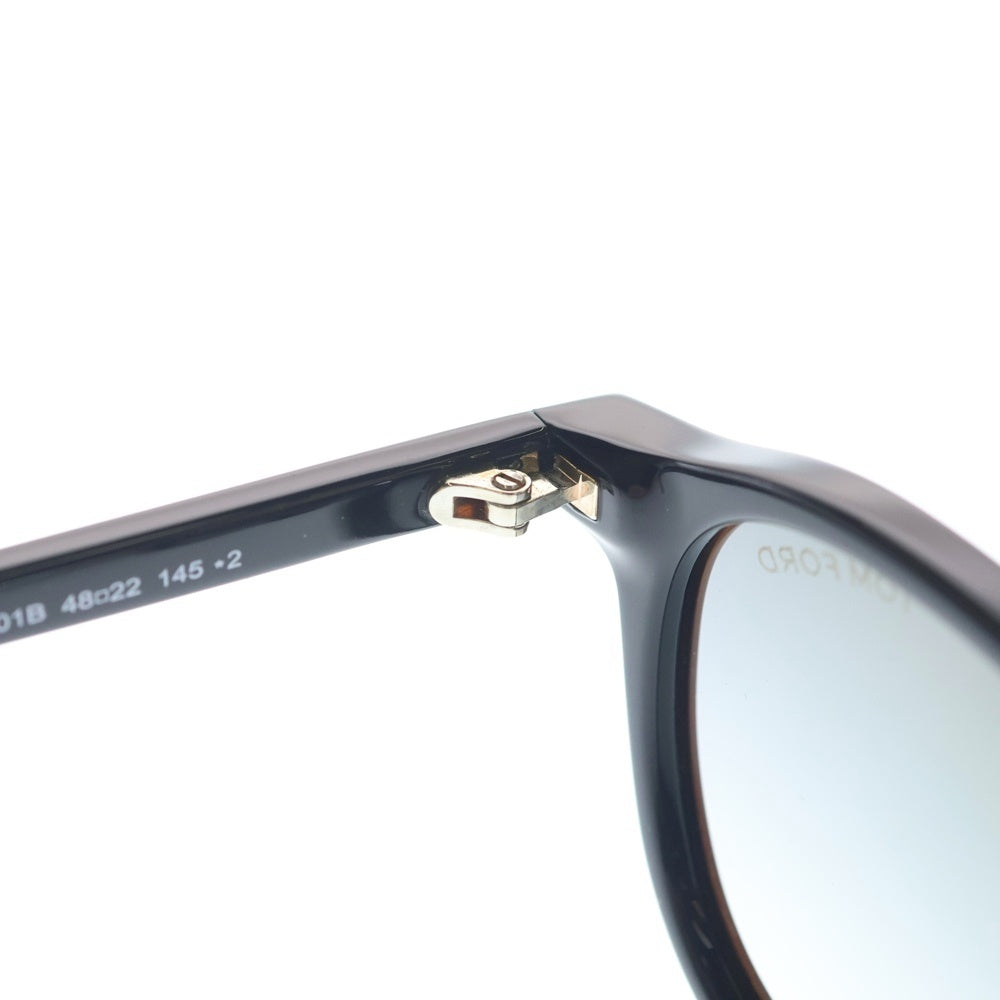 TOM FORD(トムフォード) アジアンフィット ボストンフレーム サングラス メガネ ブラック TF977-D