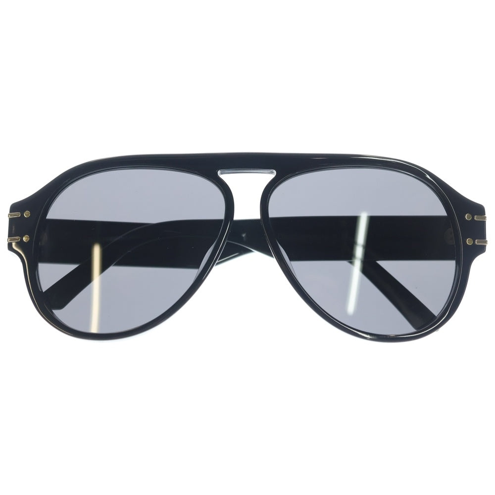DIOR(ディオール) DIORSIGNATURE A1U ディオールシグネチャー ティアドロップフレーム サングラス メガネ ブラック レディース