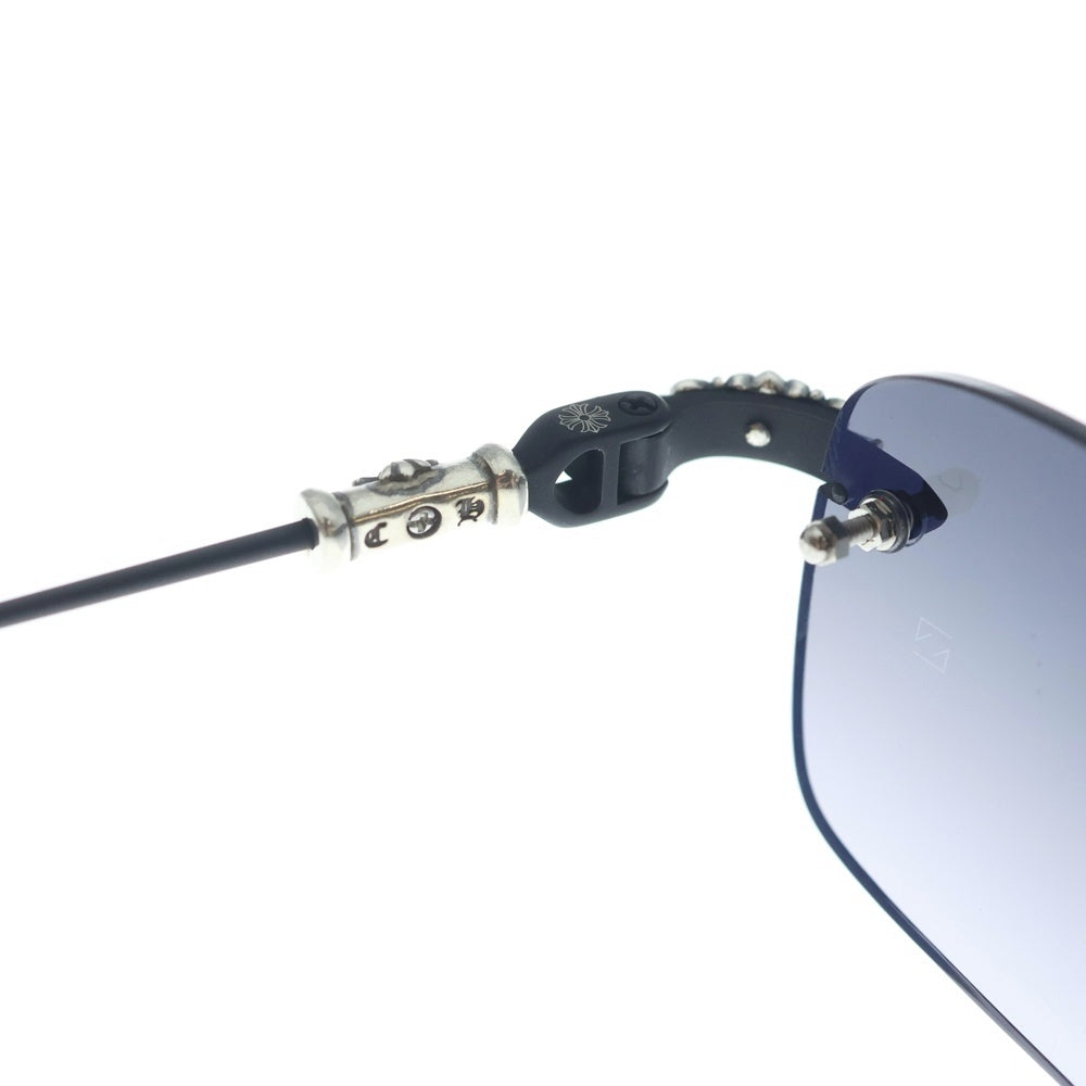 CHROME HEARTS(クロムハーツ) PILLS 3 ピルス フローラルテンプル スクエアフレーム サングラス メガネ ブラック