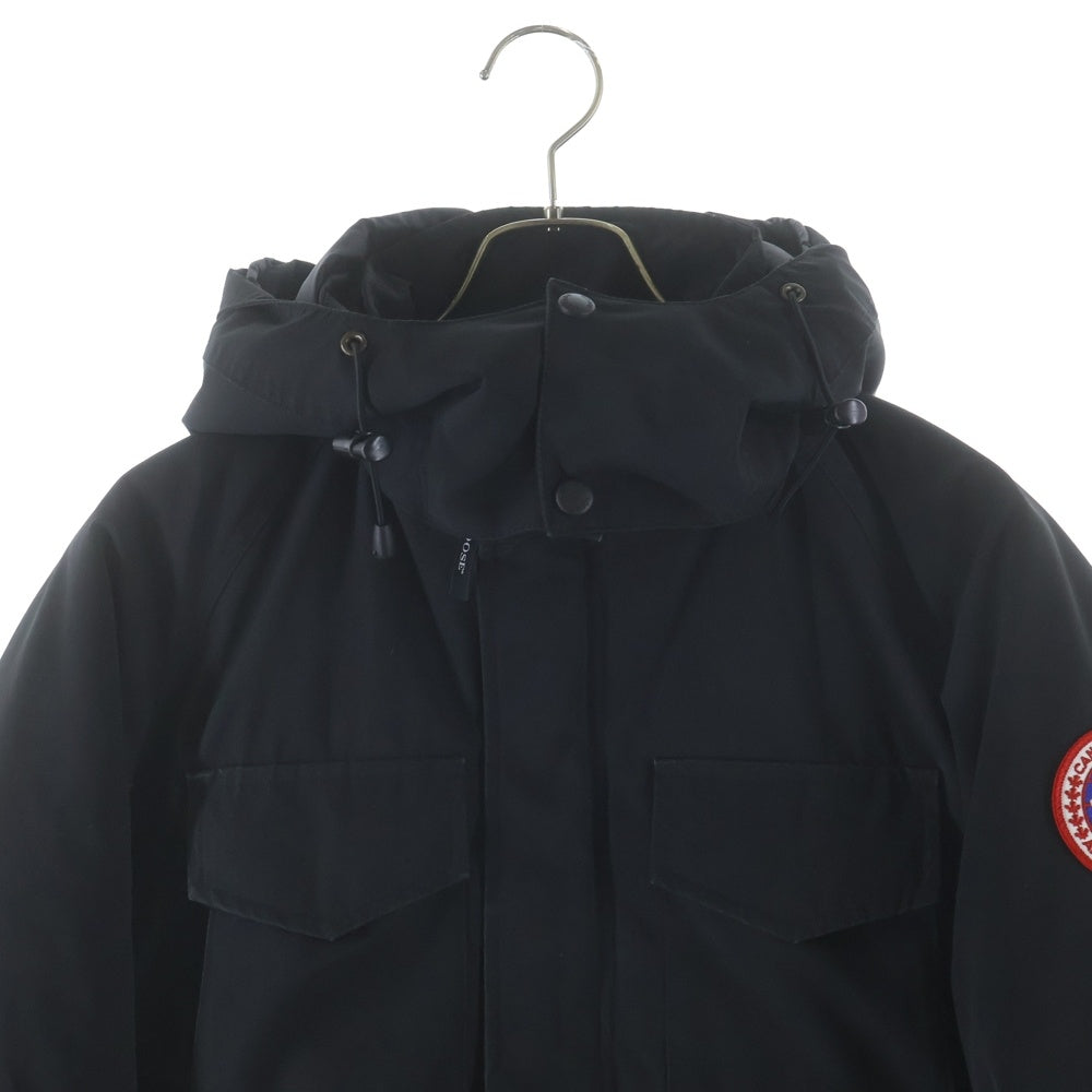 CANADA GOOSE(カナダグース) KAMLOOPS カムループス フーデット ジップアップ ダウンジャケット ブラック 4075JM R