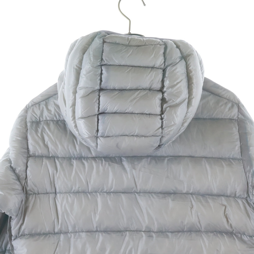 NANGA(ナンガ) MINIMARHYTHM DOWN ZIP HOODIE フロントロゴ ミニマリズム フーデッド ダウンジャケット グレー ND2241-1A033