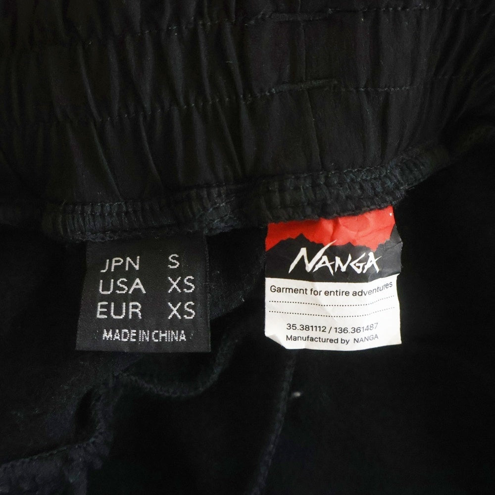 NANGA(ナンガ) POLARTEC POWER STRETCH PANTS ポーラーテック パワー ストレッチ フリースパンツ ブラック NW2441-1I602-A