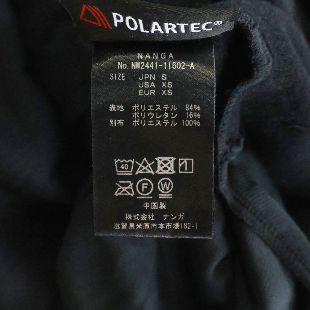 NANGA(ナンガ) POLARTEC POWER STRETCH PANTS ポーラーテック パワー ストレッチ フリースパンツ ブラック NW2441-1I602-A