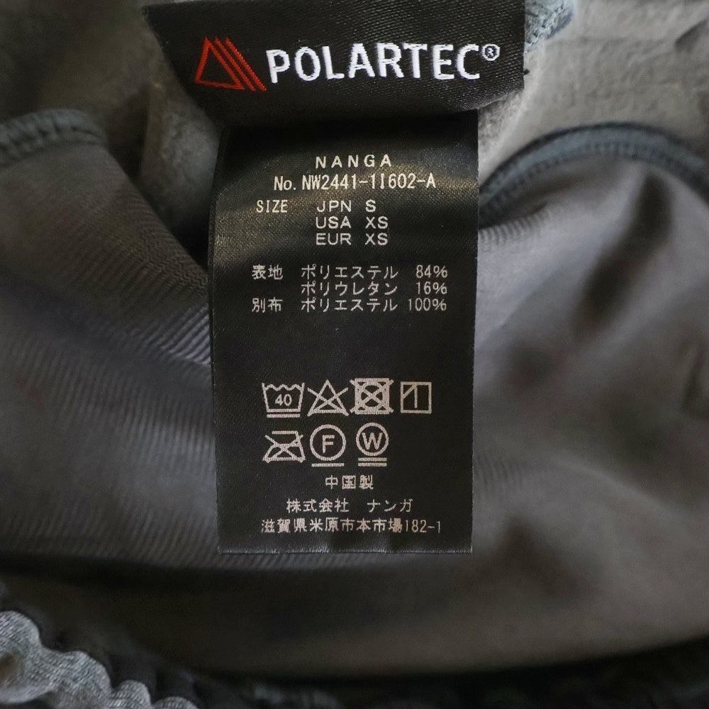 NANGA(ナンガ) POLARTEC POWER STRETCH PANTS ポーラーテック パワー ストレッチ フリースパンツ グレー NW2441-1I602-A