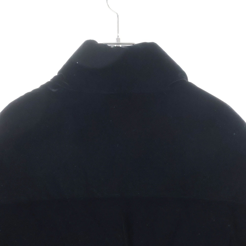 PRADA(プラダ) CONVERTIBLE VELVET トライアングルプレート コンバーチブル ベルベット ダウンジャケット ブラック 29X805 S222 1XJX