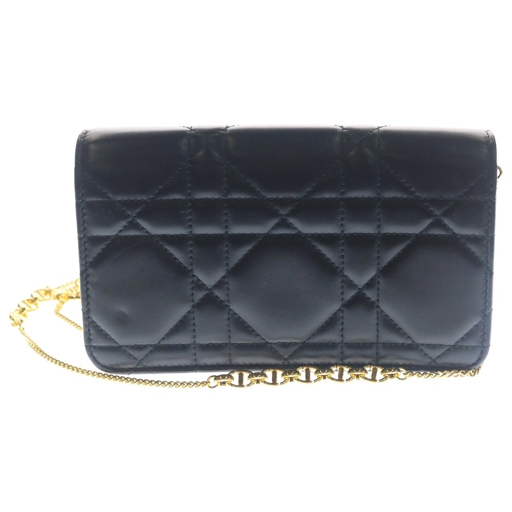 Christian Dior(クリスチャンディオール) MISS CARO ミスカロ カナージュ チェーンショルダーバッグ ブラック S5225UDAX レディース