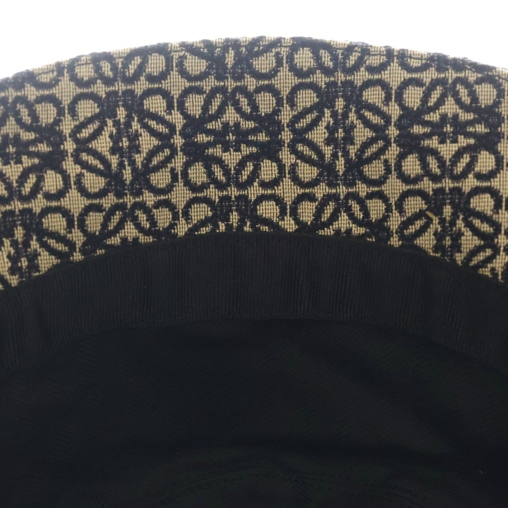 LOEWE(ロエベ) アナグラムジャガード バケットハット 帽子 ネイビー K820HB1X07 レディース