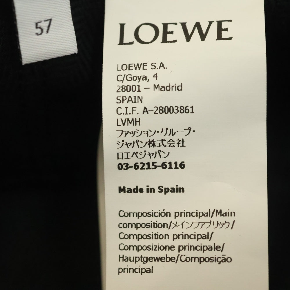 LOEWE(ロエベ) アナグラムジャガード バケットハット 帽子 ネイビー K820HB1X07 レディース