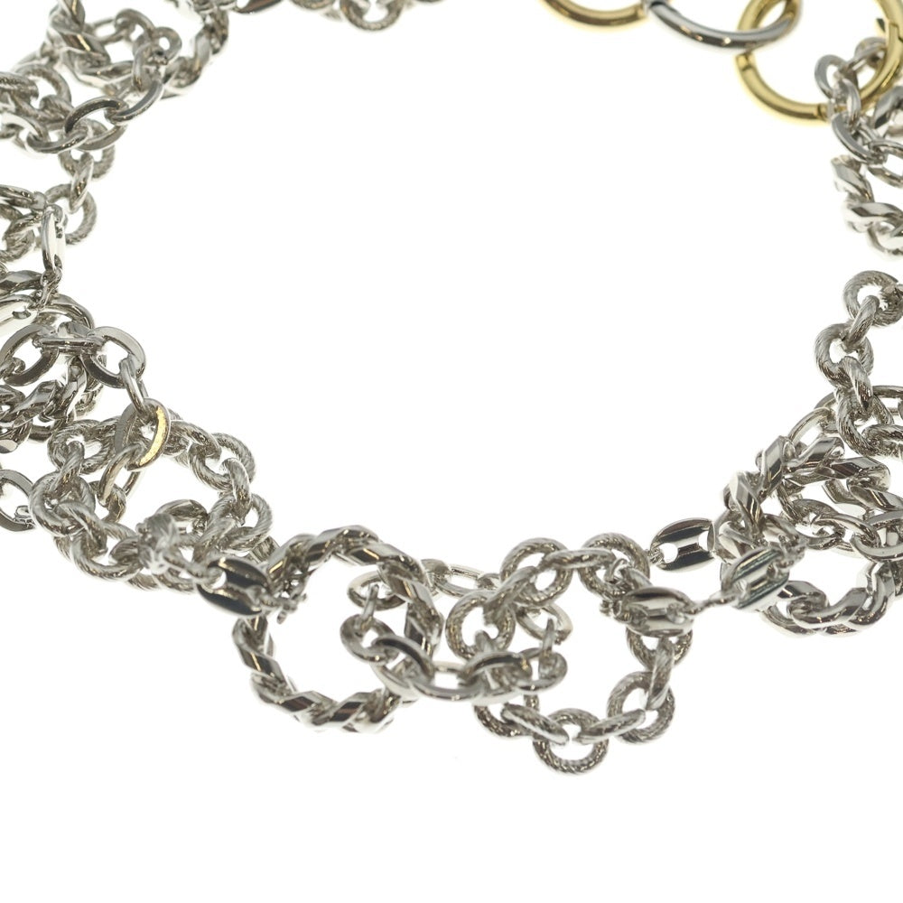 Sacai(サカイ) 23SS Chained Chain Necklace チェーンドチェーン ネックレス シルバー 23-06732