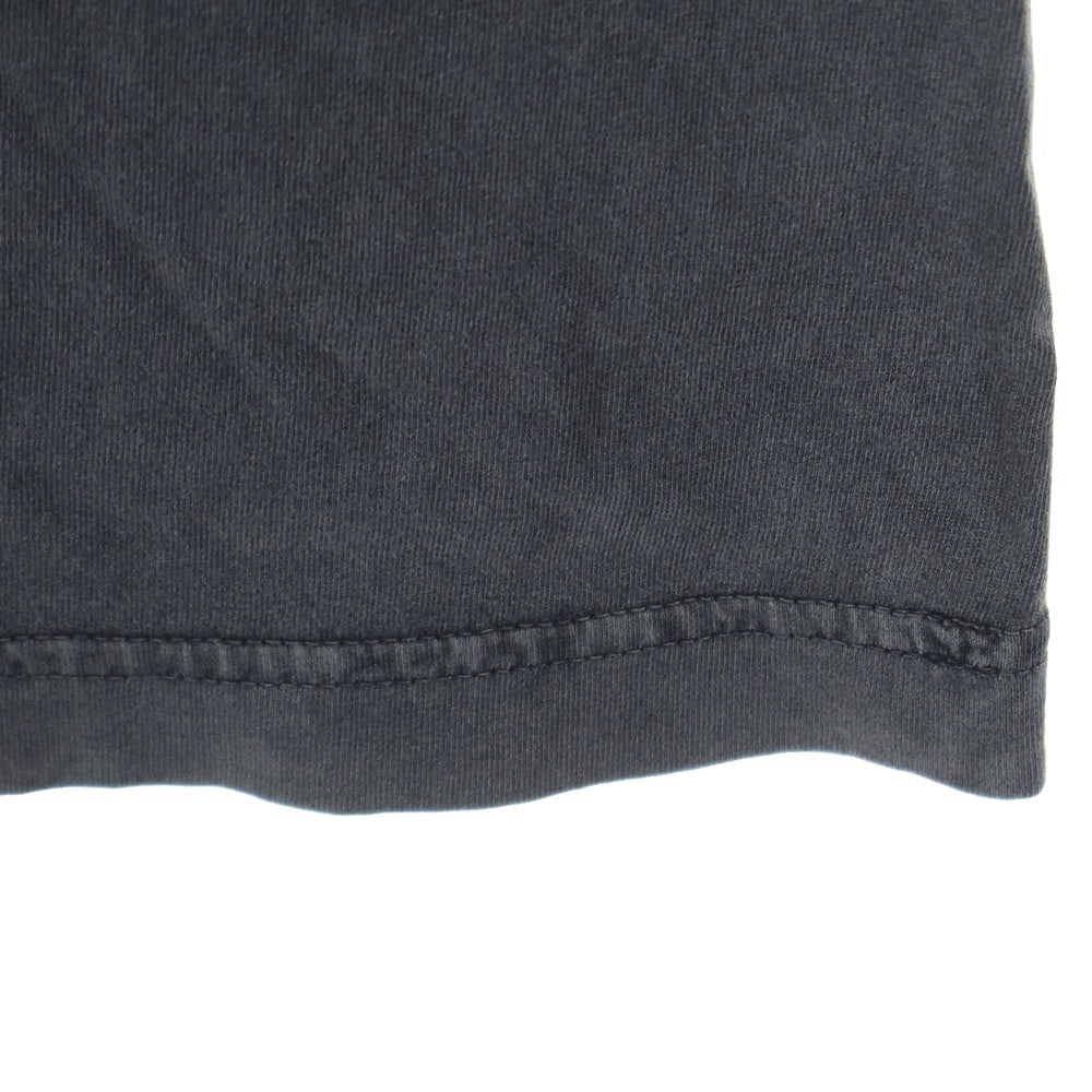 BALENCIAGA(バレンシアガ) 25SS Tbilisi Oversized T-Shirt ユーズド加工 オーバーサイズ プリント半袖Tシャツ カットソー ブラック 811688 TRVQ7