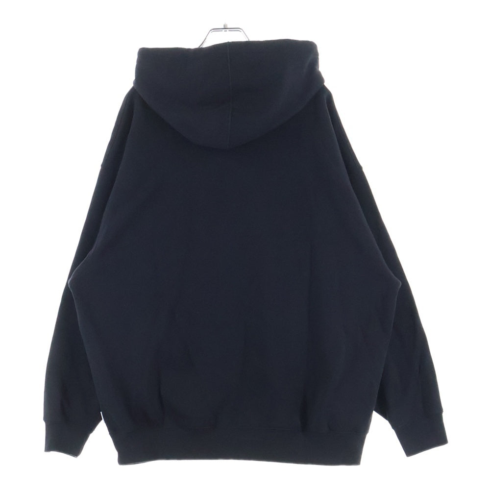 SUPREME(シュプリーム) 24AW ×Champion Academy Hooded CTPL チャンピオン カレッジロゴプリント プルオーバースウェットパーカー フーディー ブラック 242HBCHD-CSM04S/C8-B114