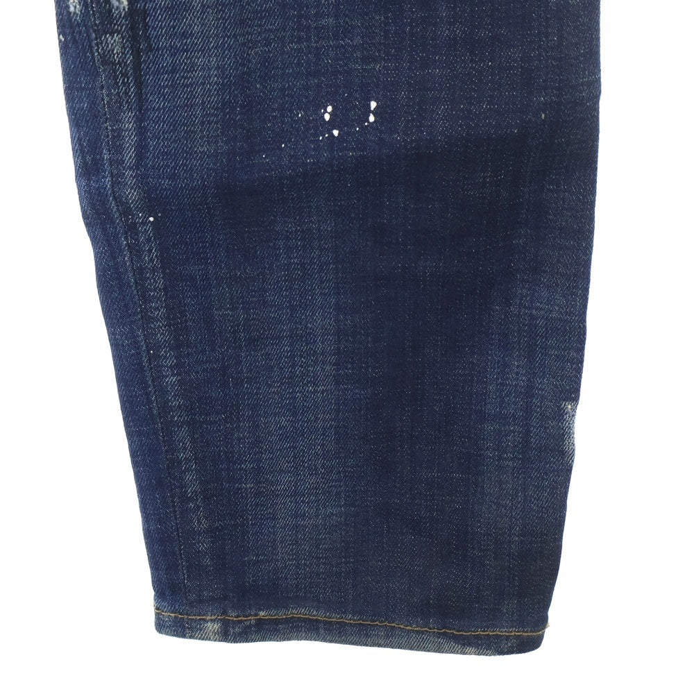 DSQUARED2(ディースクエアード) 20SS SKATER JEAN スケーター ペイント ボタンフライ デニムパンツ ジーンズ インディゴ S74LB0686