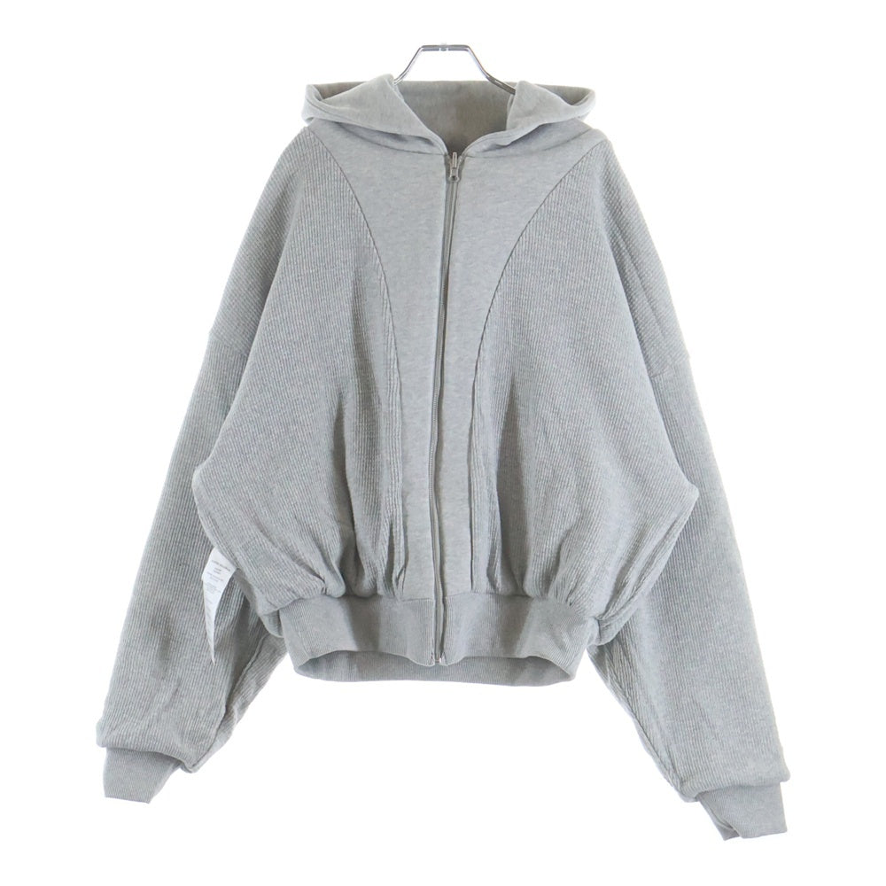 entire studios(エンタイア スタジオ) ZIP HOODIE リバーシブル スウェット ジップアップパーカー グレー ES2488