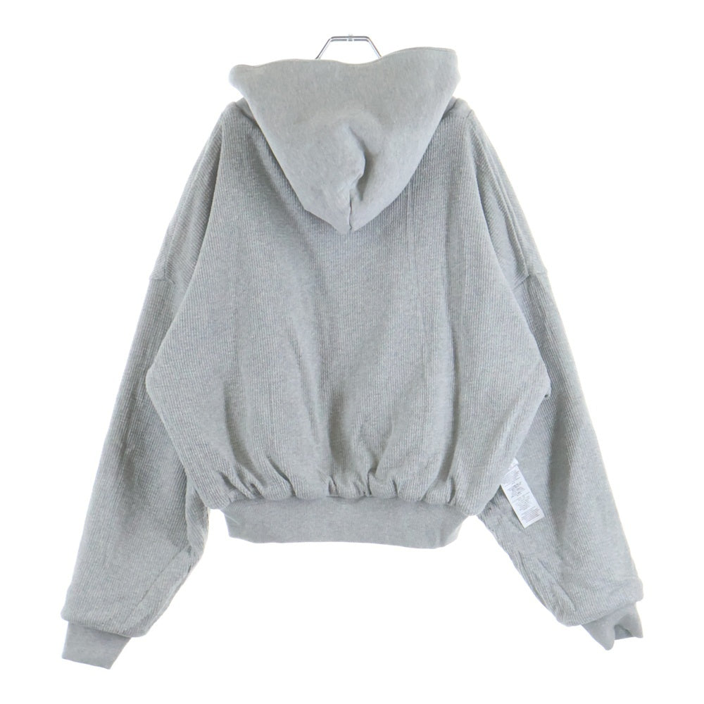 entire studios(エンタイア スタジオ) ZIP HOODIE リバーシブル スウェット ジップアップパーカー グレー ES2488