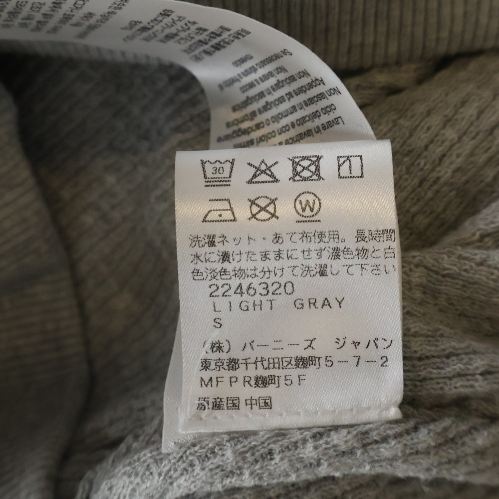 entire studios(エンタイア スタジオ) ZIP HOODIE リバーシブル スウェット ジップアップパーカー グレー ES2488