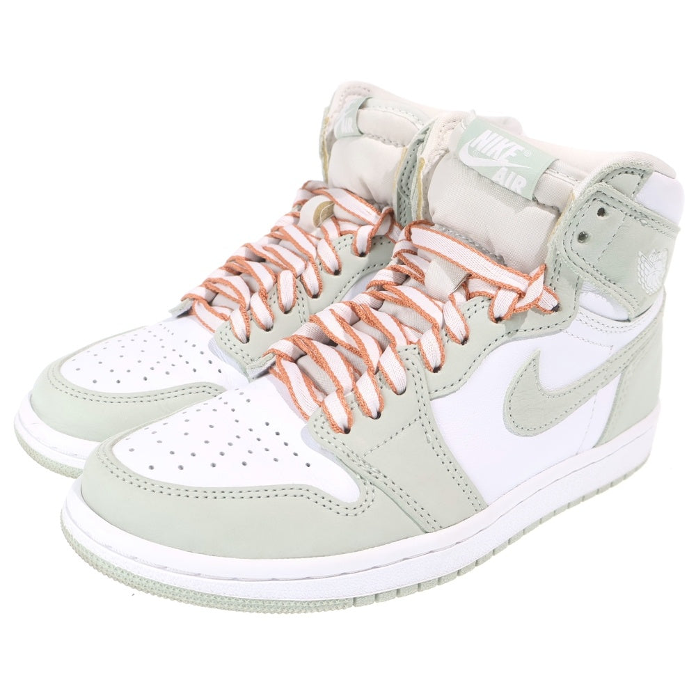 NIKE(ナイキ) WMNS AIR JORDAN HIGH SEAFORM ウィメンズ エアジョーダン 1 ハイカットスニーカー レディース ホワイト/グリーン US6.5/23.5cm CD0461-002