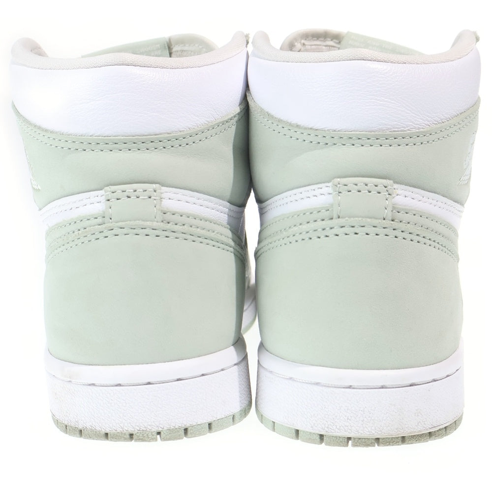 NIKE(ナイキ) WMNS AIR JORDAN HIGH SEAFORM ウィメンズ エアジョーダン 1 ハイカットスニーカー レディース ホワイト/グリーン US6.5/23.5cm CD0461-002