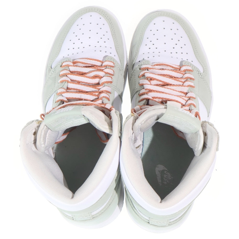 NIKE(ナイキ) WMNS AIR JORDAN HIGH SEAFORM ウィメンズ エアジョーダン 1 ハイカットスニーカー レディース ホワイト/グリーン US6.5/23.5cm CD0461-002