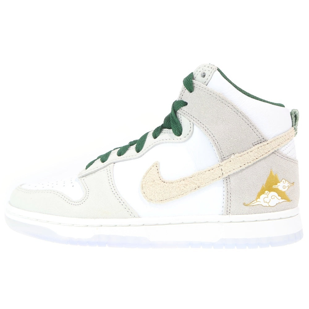 NIKE(ナイキ) DUNK HIGH PRM GOLD MOUNTAUN ダンク ゴールドマウンテン ハイカットスニーカー レディース ホワイト/グレー US5/23.5cm FD0776-100