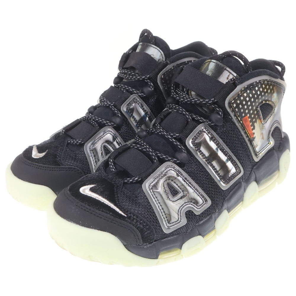 NIKE(ナイキ) AIR MORE UPTEMPO UTAGAWA KUNIYOSHI エア モア アップテンポ ウタガワ クニヨシ ハイカットスニーカー ブラック US8/26cm DM6213-045