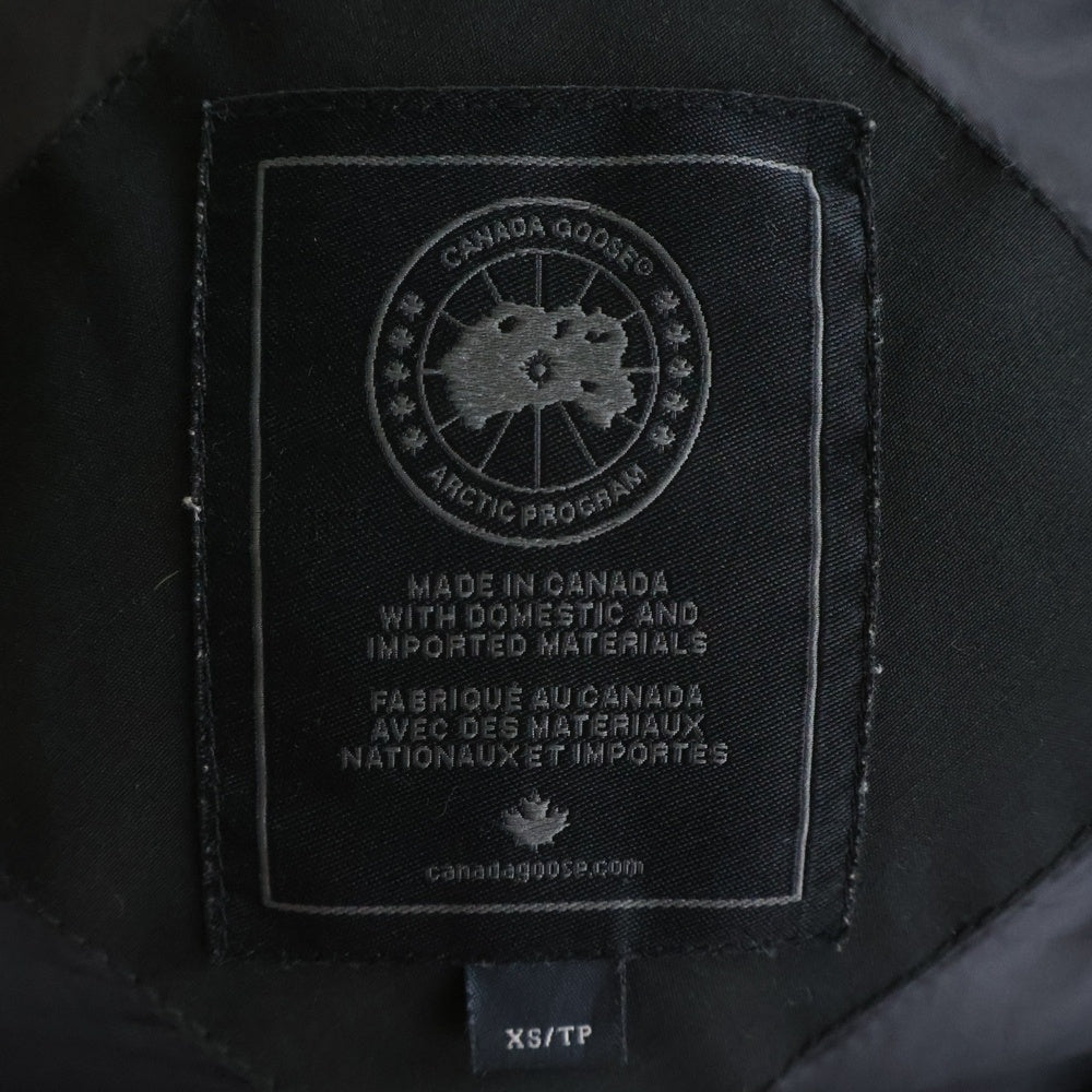 CANADA GOOSE(カナダグース) CHATEAU PARKA BLACK LABEL HERITAGE ブラックレーベル シャトーパーカ コヨーテファー フーデッドダウンジャケット コート ブラック 3426MB