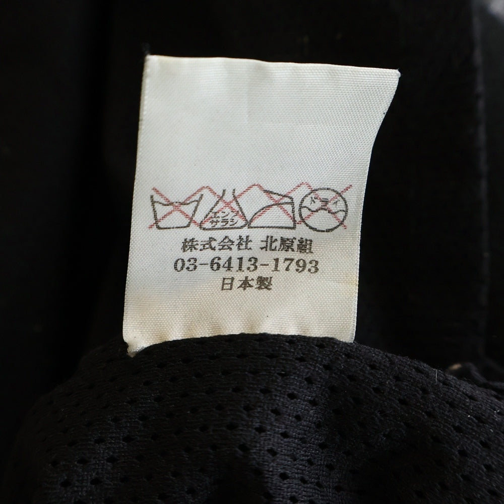 BACK BONE(バックボーン) 10SS DEER SKIN SHIRT ディアスキン 長袖レザーシャツ ブラック BB10SS-LS20B