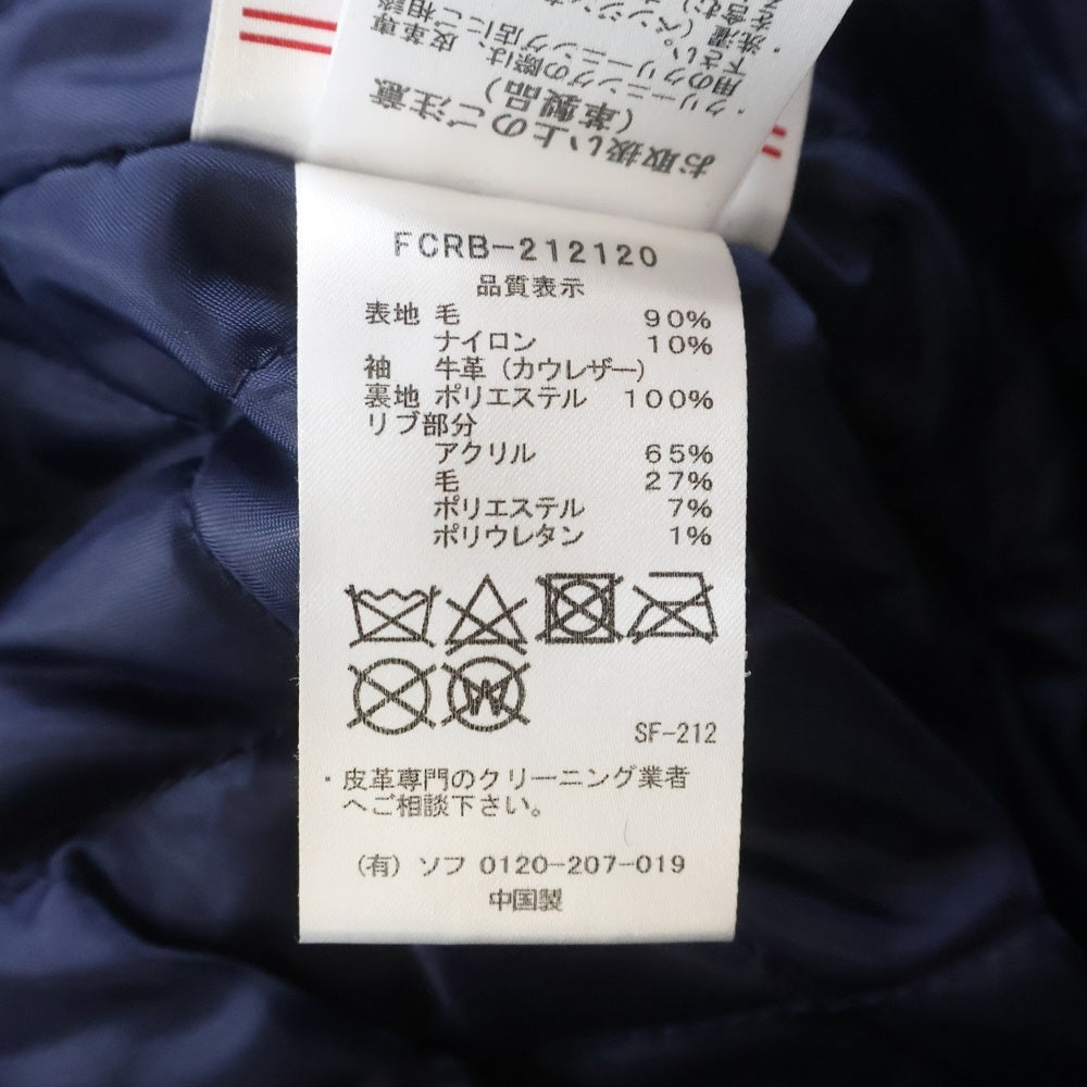 F.C.R.B./F.C.Real Bristol/FCRB(エフシーアールビー/エフシーレアルブリストル) 21AW MLB TOUR STADIUM JACKET エムエルビー ツアー スタジアムジャンパー バーシティジャケット ネイビー FCRB-212120