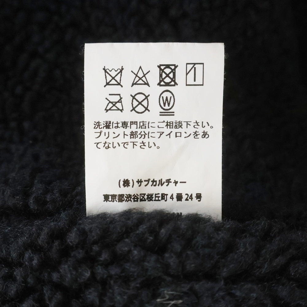 SUBCULTURE(サブカルチャー) NO.1EAGLE COACHES JACKET ナンバーワン イーグル ボアライニング コーチジャケット ブラック SCJK-A2301