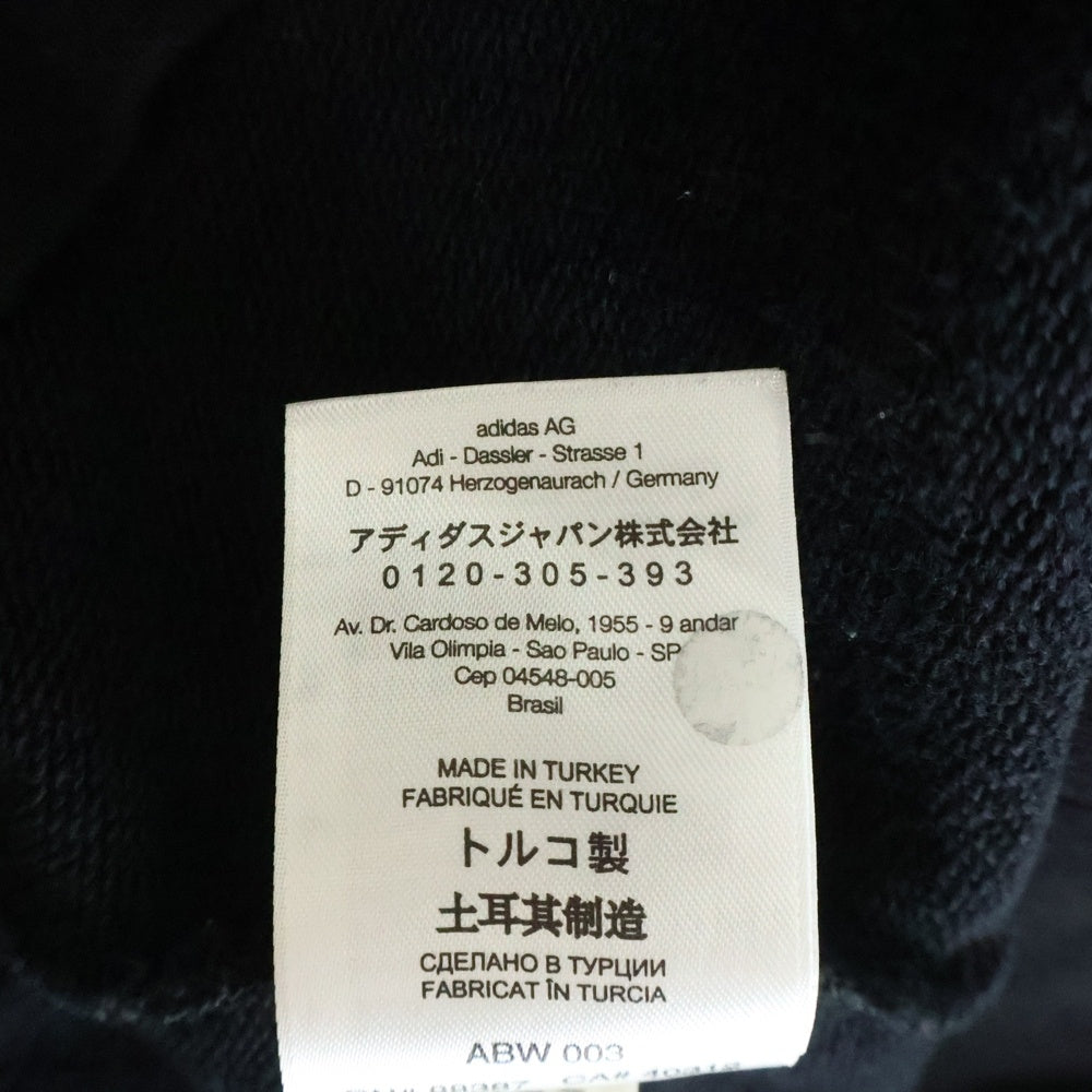 Y-3(ワイスリー) SQUARE LOGO CREW SWEATSHIRT スクエアロゴ クルーネックスウェットシャツ トレーナー ブラック HB3324