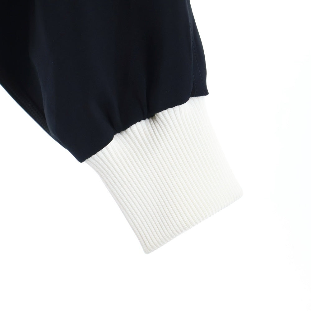 LOUIS VUITTON(ルイヴィトン) 26SS シルク混 カラーブロック ジップアップ ボンバージャケット ブラウン/ブラック RW261WD G72 FUJA33