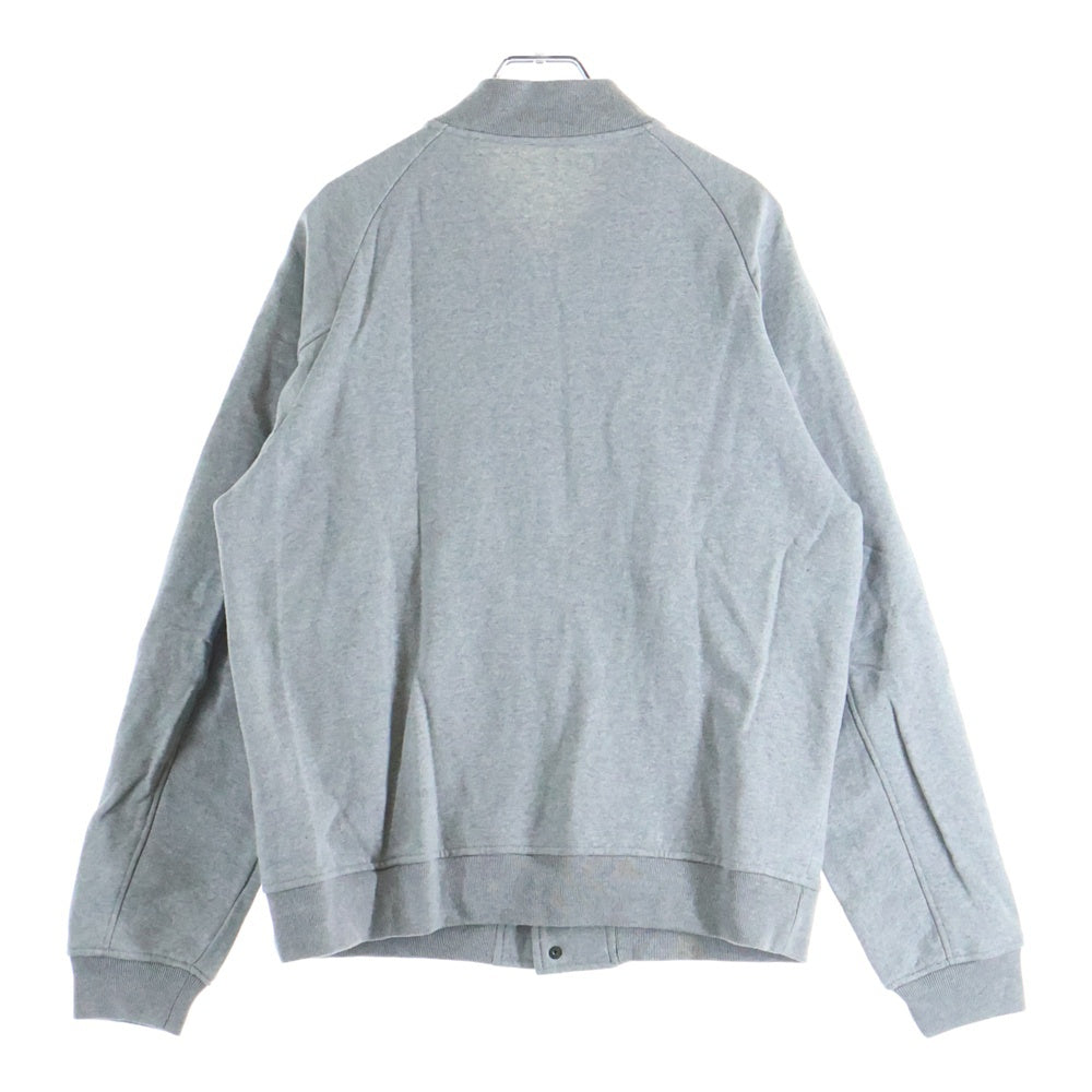 UNIFORM EXPERIMENT(ユニフォームエクスペリメント) 24SS AUTHENTIC LOGO SWEAT VARSITY JACKET オーセンティックロゴ スウェットバーシティージャケット グレー UE-240006
